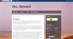 Desktop Screenshot of bennettchs.blogspot.com