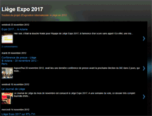 Tablet Screenshot of liege-expo2017.blogspot.com
