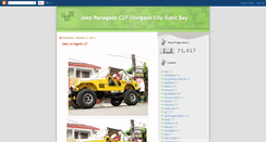 Desktop Screenshot of olongapo-jeep-renegade-cj7.blogspot.com