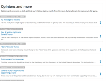 Tablet Screenshot of opinions-and-more.blogspot.com