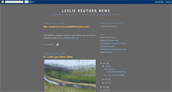 Desktop Screenshot of lesliereuther.blogspot.com