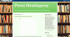 Desktop Screenshot of perezhemingway-sarah.blogspot.com