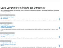 Tablet Screenshot of cours-dela-comptabilite.blogspot.com