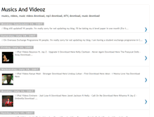 Tablet Screenshot of musics-videoz.blogspot.com