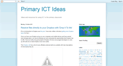 Desktop Screenshot of primaryictideas.blogspot.com