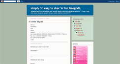 Desktop Screenshot of geografi2009.blogspot.com