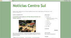 Desktop Screenshot of noticiascentrosul.blogspot.com