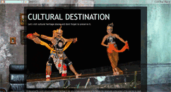 Desktop Screenshot of culturaldestination.blogspot.com