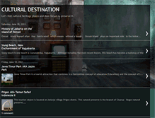 Tablet Screenshot of culturaldestination.blogspot.com