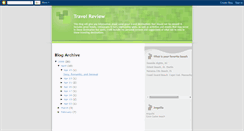 Desktop Screenshot of michelletravelreview.blogspot.com