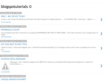 Tablet Screenshot of blogspotutorials.blogspot.com
