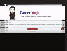 Tablet Screenshot of careeryogiz.blogspot.com