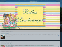 Tablet Screenshot of belaslembrancas.blogspot.com