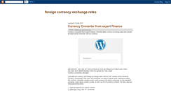 Desktop Screenshot of foreigncurrencyexchangerates.blogspot.com