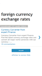 Mobile Screenshot of foreigncurrencyexchangerates.blogspot.com