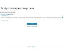 Tablet Screenshot of foreigncurrencyexchangerates.blogspot.com