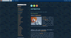 Desktop Screenshot of antibioticsdrugshealth.blogspot.com