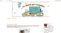 Desktop Screenshot of pandoracecile.blogspot.com