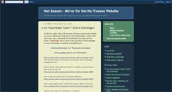 Desktop Screenshot of notreason.blogspot.com