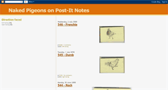 Desktop Screenshot of nakedpigeonsonpostitnotes.blogspot.com