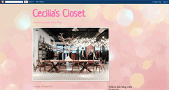 Desktop Screenshot of ceciliacloset.blogspot.com