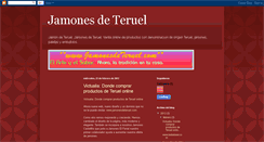 Desktop Screenshot of jamonesdeteruel.blogspot.com