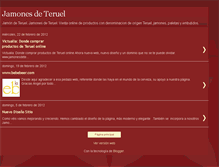 Tablet Screenshot of jamonesdeteruel.blogspot.com