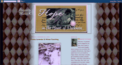 Desktop Screenshot of hopeintheheartofdarkness.blogspot.com