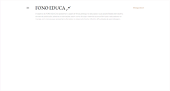 Desktop Screenshot of fonoeduca.blogspot.com