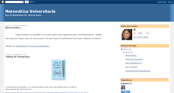 Desktop Screenshot of mateuniversitaria.blogspot.com