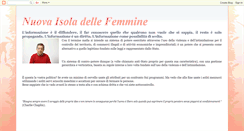 Desktop Screenshot of nuovaisoladellefemmine.blogspot.com