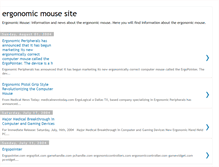 Tablet Screenshot of ergonomic-mouse.blogspot.com