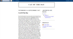 Desktop Screenshot of cat-of-the-day-912.blogspot.com