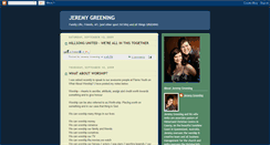 Desktop Screenshot of jeremygreening.blogspot.com