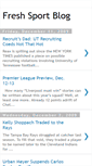 Mobile Screenshot of freshsportblog.blogspot.com