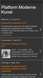 Mobile Screenshot of platformmodernekunst.blogspot.com