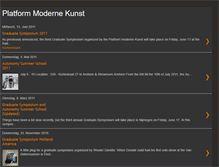 Tablet Screenshot of platformmodernekunst.blogspot.com