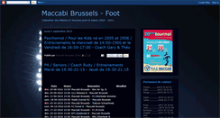Desktop Screenshot of maccabibrusselsfoot.blogspot.com
