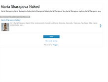 Tablet Screenshot of maria-sharapova-naked.blogspot.com