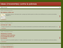 Tablet Screenshot of ideascontralapobreza.blogspot.com