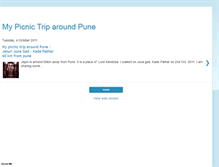 Tablet Screenshot of my-trip-around-pune.blogspot.com