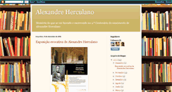 Desktop Screenshot of alexandre-herculano.blogspot.com
