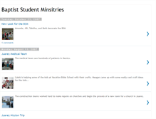 Tablet Screenshot of baptiststudentministries.blogspot.com