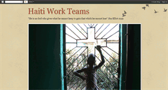 Desktop Screenshot of haitiworkteams.blogspot.com