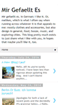 Mobile Screenshot of mirgefaelltes.blogspot.com