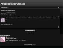Tablet Screenshot of grupoantigonateatro.blogspot.com