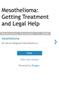 Mobile Screenshot of mesothelioma-on-line.blogspot.com
