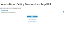 Tablet Screenshot of mesothelioma-on-line.blogspot.com