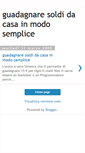 Mobile Screenshot of guadagnaresoldidacasa.blogspot.com