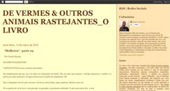 Desktop Screenshot of devermeseoutrosanimaisrastejantesoliv.blogspot.com